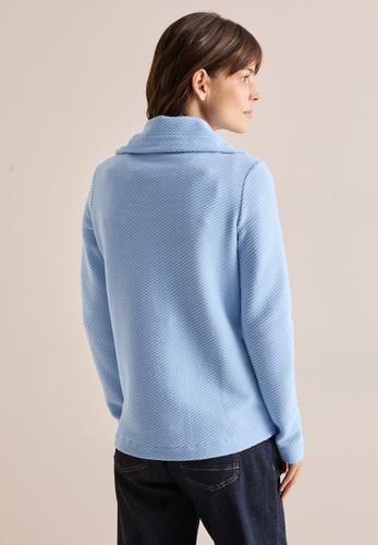 Two-Tone Ottoman Jacke XXL - Fresh Light Blue