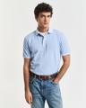 Sunfaded Piqué Poloshirt M - Fresh Blue