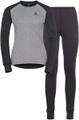 ODLO Damen Funktionsunterwäsche "Active Warm Eco" Set 2-teilig XS in Grau