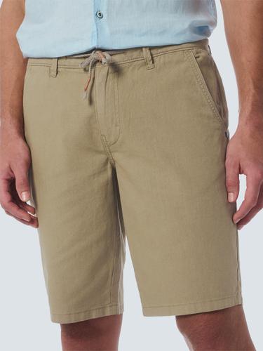 Short With Linen Garment Dyed Beige XXL