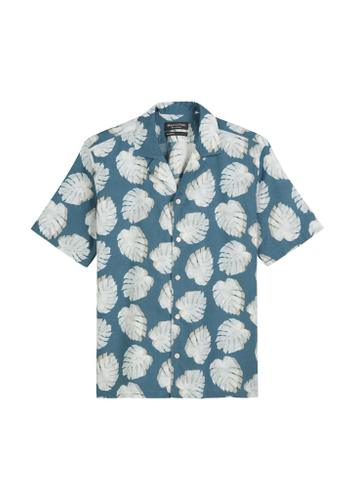 Kurzarm-Hemd regular XXL Regular Fit - Multi/storm