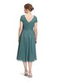 Cocktailkleid 44 Ausgestellt - Green/grey