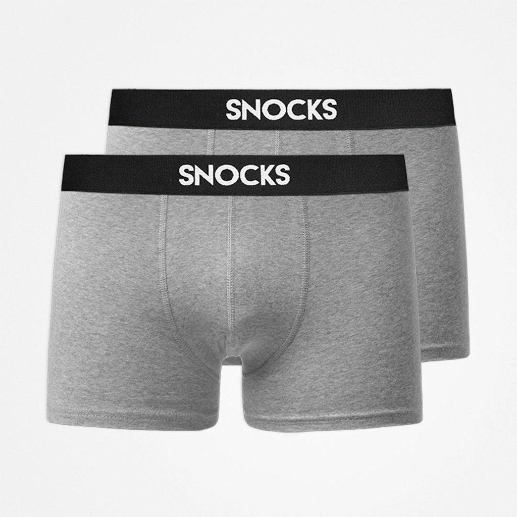 Boxershorts mit Logo Grau M