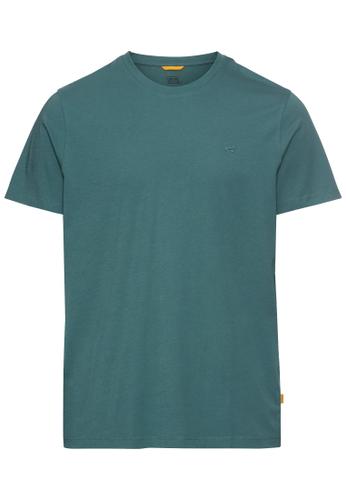 Basic T-Shirt aus reiner Baumwolle M Regular Fit - Sea Pine