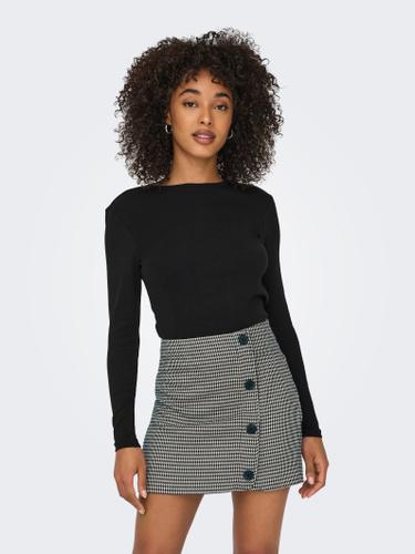 ONLRILEY O-NECK L/S TOP JRS NOOS Schwarz S