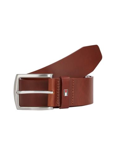 TOMMY HILFIGER Ledergürtel NEW DENTON BELT - Orange / 95