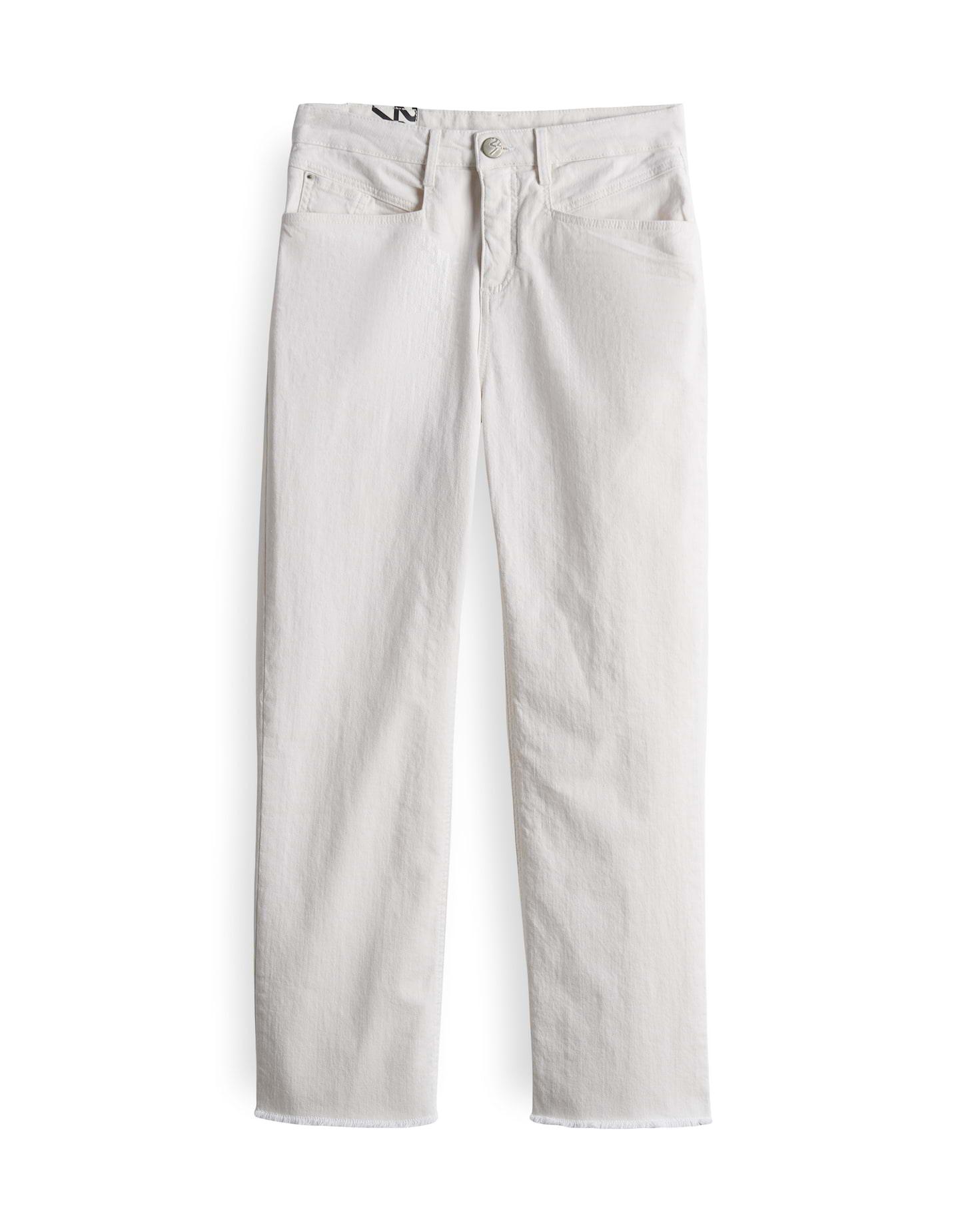 OPUS 5-Pocket-Jeans »Lani Fresh« in trendiger Culotte Form - Weiß / 40 L26