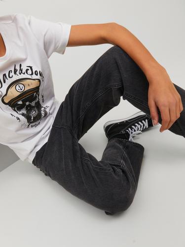 JJICHRIS JJORIGINAL AKM 823 NOOS JNR 134 Locker geschnitten - Black Denim