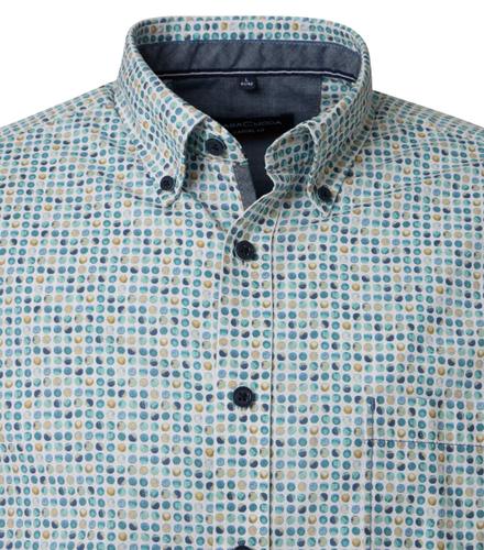 Freizeithemd L Casual Fit - Aqua Bis Petrol
