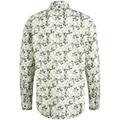 Long Sleeve Shirt Print on fine poplin stretch M Regular Fit - Jet Stream