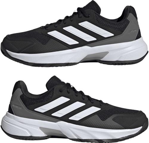 ADIDAS Herren Tennisoutdoorschuhe CourtJam Control 3 M CL 42 in Schwarz