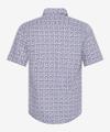 Style Dan XXL Herrenhemd, Halbarm, Button Down-Kragen, Durchgehende Knopfleiste, Modern Fit, Leicht taillierte Silhouette - Coral