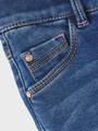 NMFSALLI SLIM FLEECE JEANS 6236-AN P 104 Slim Fit - Dark Blue Denim