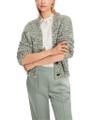 Oversized Cardigan Knitted in Germany Grün 40