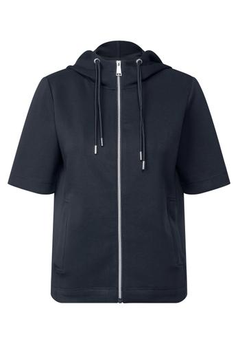 Kurzarm Sweatjacke M - Universal Blue
