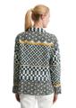 Print-Leinenbluse regular 44 Regular Fit - Multi/ White Cotton