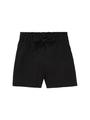 Paperbag-Shorts mit TENCEL™ Lyocell XS Relaxed Fit - Deep Black