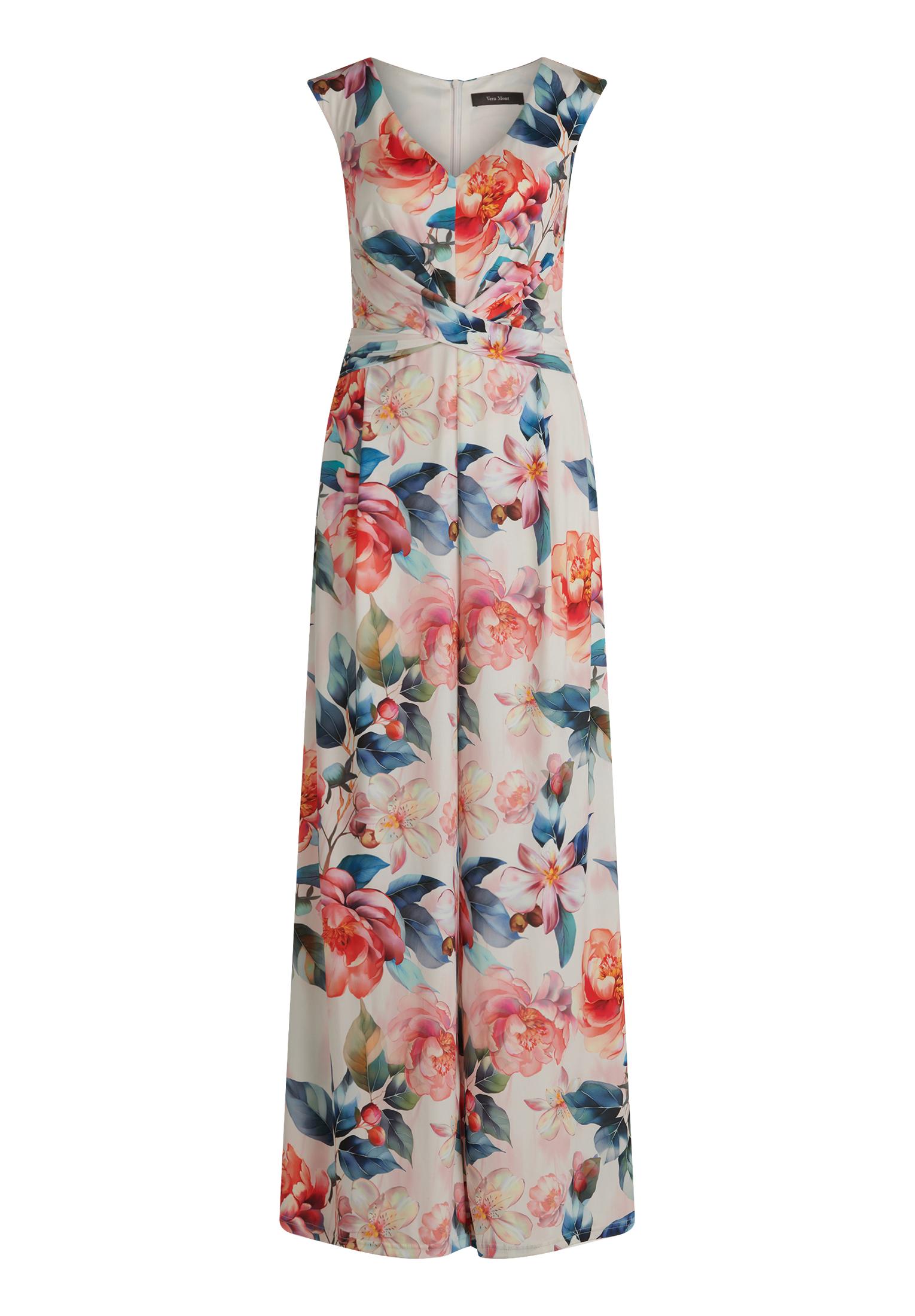 Jumpsuit 40 Tailliert - Rosé/red