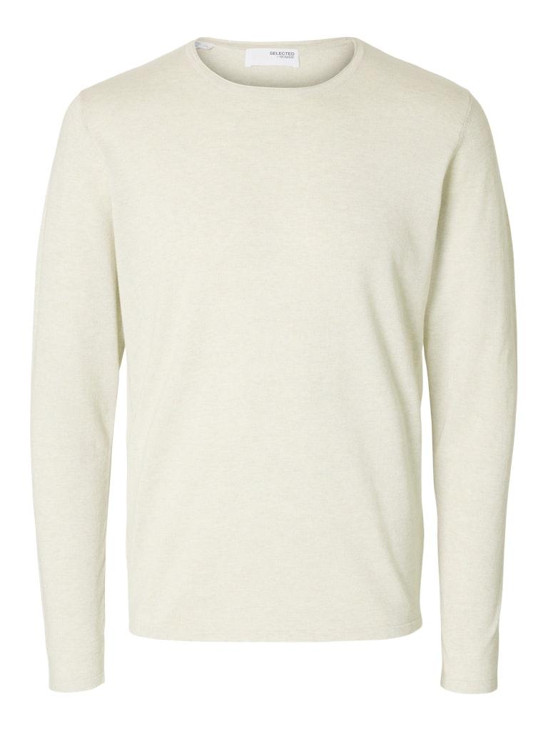 SLHROME LS KNIT CREW NECK NOOS Grau XXL
