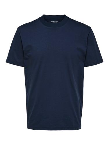 SLHCOLMAN SS O-NECK TEE NOOS Blau S