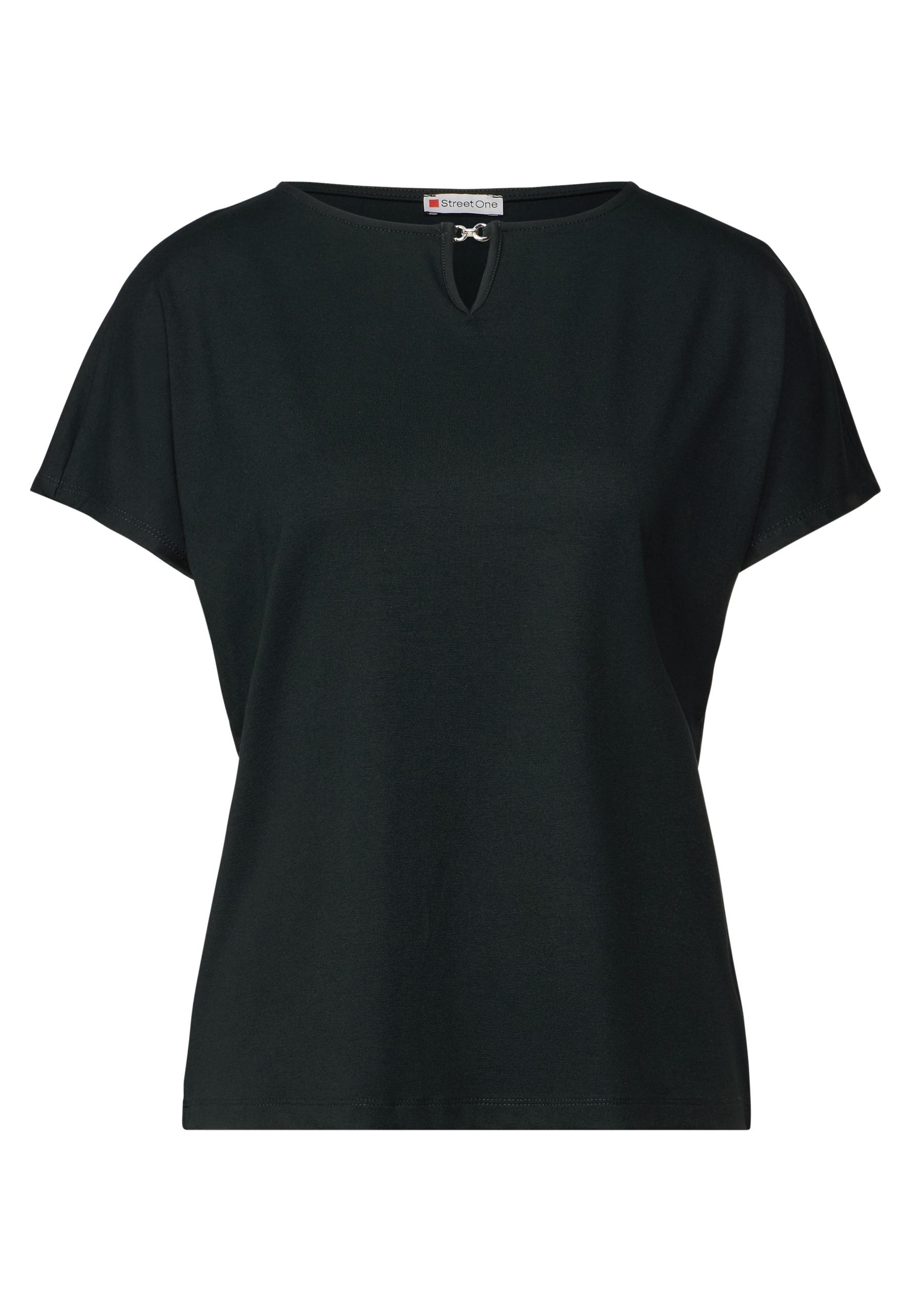 Shirt mit Cut-Out Grün 40