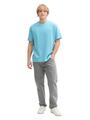 Relaxed Fit T-Shirt aus Baumwolle L Relaxed Fit - Dusty Blue