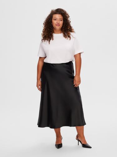 SLFLENA HW MIDI SKIRT NOOS 42 - Black