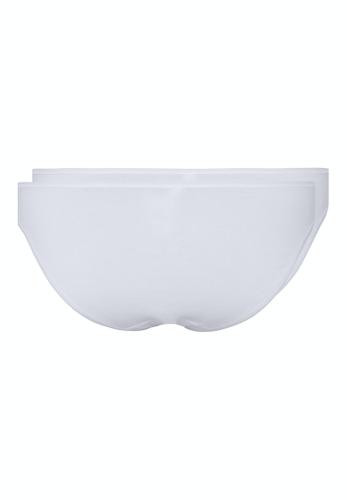 Skiny Damen Rio Slip 2er Pack Cotton Advantage Weiß 42