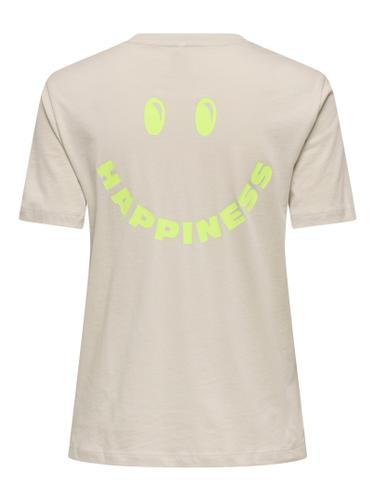 ONLJILL S/S REG TEE CS JRS S Normal geschnitten - Pumice Stone