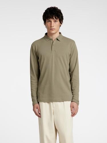 SLHSLIM-TOULOUSE LS POLO NOOS S Slim Fit - Vetiver