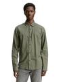 Relaxed Fit Hemd mit Leinenanteil XL Relaxed Fit - Tree Moss Green
