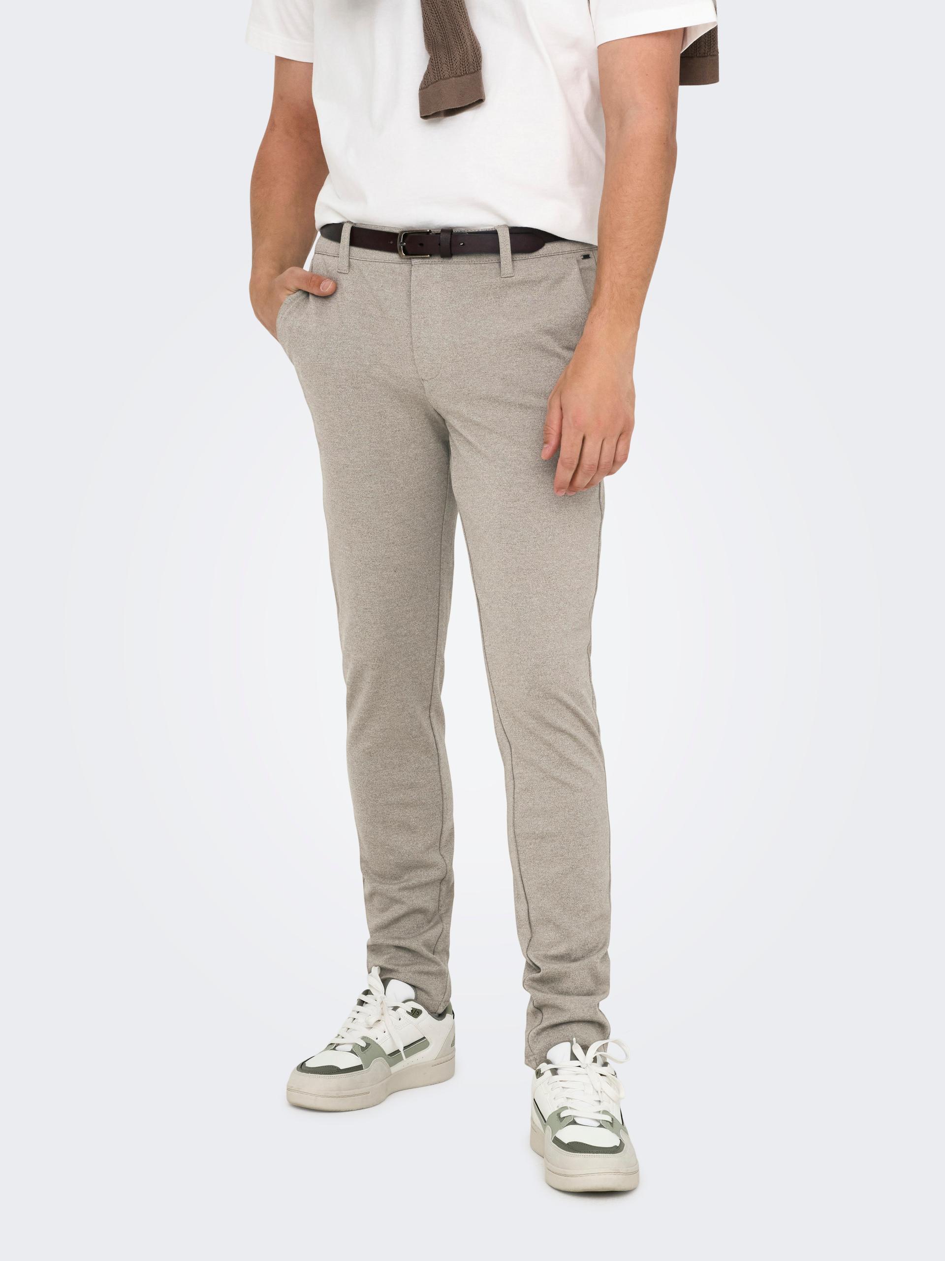 ONSMARK SLIM TAP 0209 MELANGE PANT NOOS 32/32 Verjüngter Slim Fit - Fallen Rock
