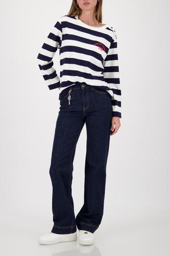 Sweatshirt mit Streifen 36 - Marine Ringel