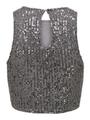 ONLANA S/L SEQUINS SHORT TOP JRS S Normal geschnitten - Gull