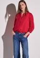 Bluse mit Tapedetails 36 - Glory Red