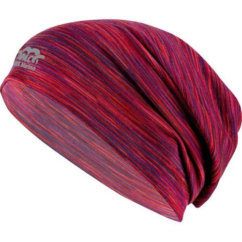 P.A.C. Herren Merino Beanie One Size in Lila