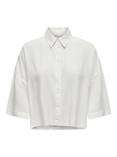ONLASTRID LIFE 2/4 CROP SHIRT WVN N