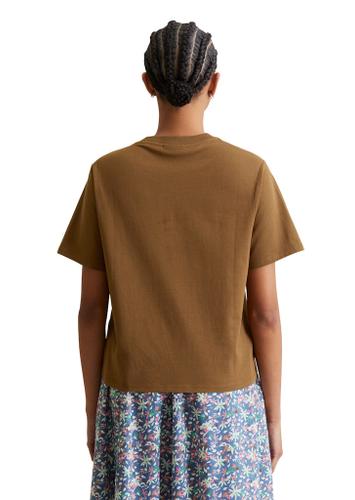DfC T-Shirt relaxed XS Relaxed Fit - Melted Chocolate