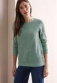 Strukturpullover L - Heather Sage Green Melange