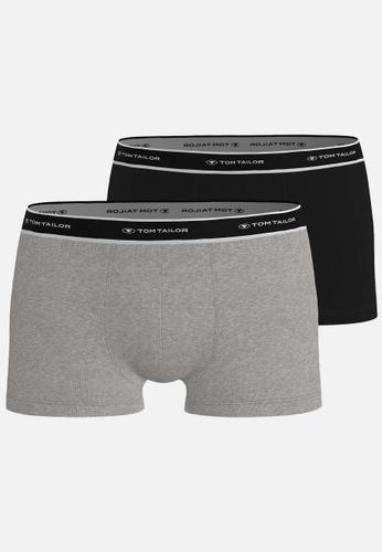 TOM TAILOR Herren Hip Pants 2er Pack S - Darkgrey Melange