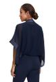 Chiffonstola Blau M