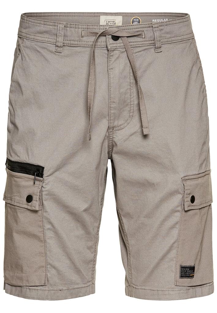 Cargo-Shorts mit Kordelzug und Stretch Grau 34IN