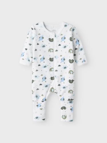 NBMNIGHTSUIT 2P ZIP FF ELEPHANT NOOS Blau 56