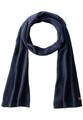 Strickschal aus reiner Baumwolle Blau OS