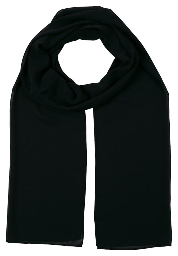 Chiffonstola Schwarz OS