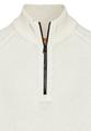 Troyer Pullover aus einem Baumwollmix M Relaxed Fit - Ecru