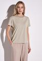 Gestreiftes T-Shirt Beige 40