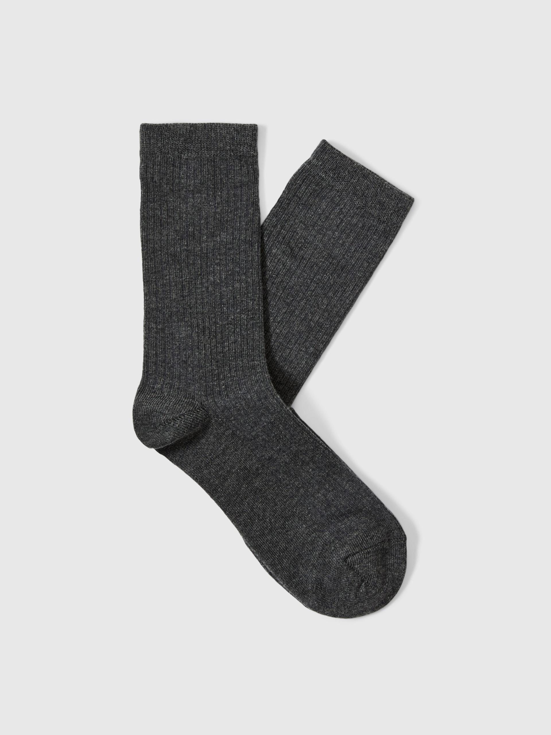 SLFROSE SOCK NOOS ONE SIZE - Dark Grey Melange