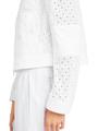 Jacke mit Lochmuster 36 - White