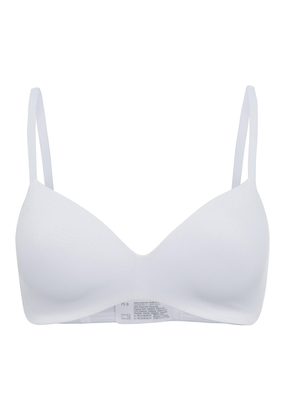 Skiny Damen Multi Schalen BH ohne Bügel Micro Essentials 75 A - White